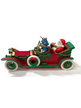 Santas Best Collectable Christmas Charm "Home Blitzen!" First Edition Car